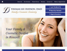 Tablet Screenshot of drdodson.com